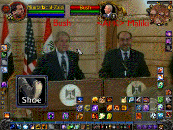 World of Warcraft - Bush Dodges your Shoe.